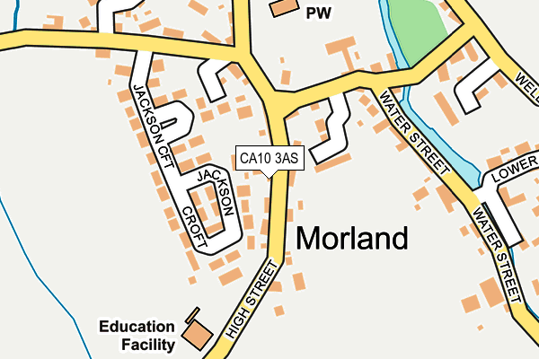 CA10 3AS map - OS OpenMap – Local (Ordnance Survey)