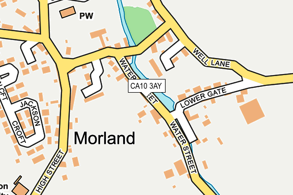 CA10 3AY map - OS OpenMap – Local (Ordnance Survey)