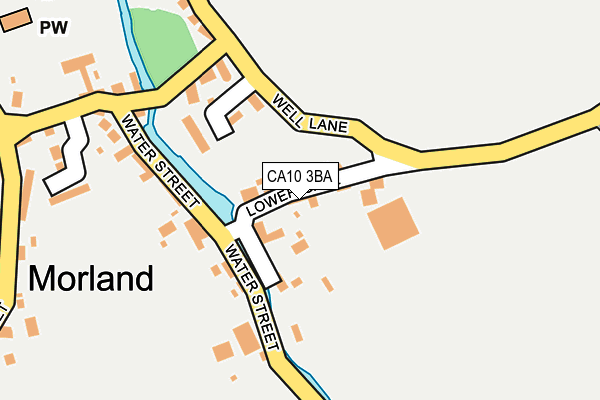 CA10 3BA map - OS OpenMap – Local (Ordnance Survey)