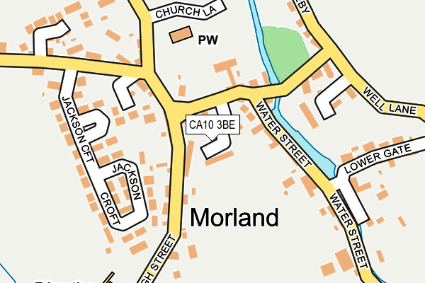 CA10 3BE map - OS OpenMap – Local (Ordnance Survey)