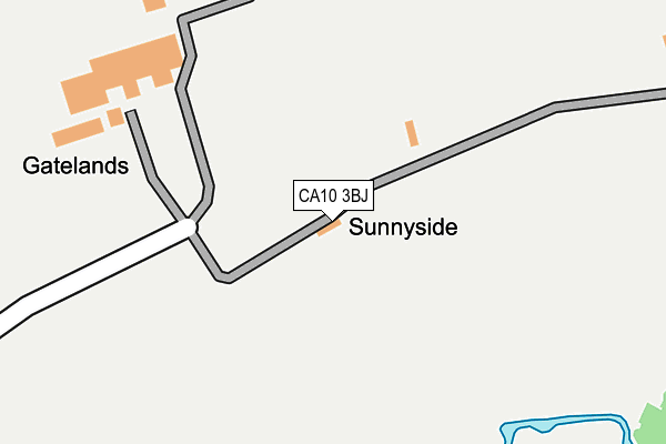 CA10 3BJ map - OS OpenMap – Local (Ordnance Survey)