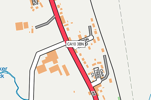 CA10 3BN map - OS OpenMap – Local (Ordnance Survey)