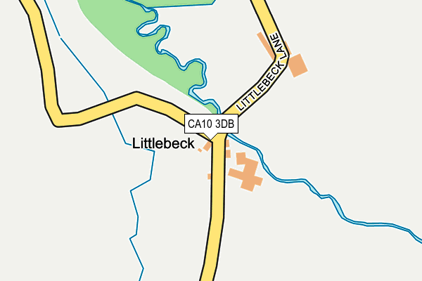 CA10 3DB map - OS OpenMap – Local (Ordnance Survey)
