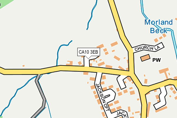 CA10 3EB map - OS OpenMap – Local (Ordnance Survey)