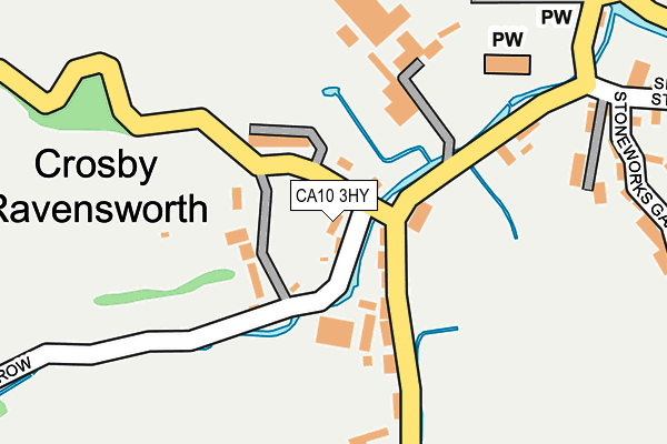 CA10 3HY map - OS OpenMap – Local (Ordnance Survey)