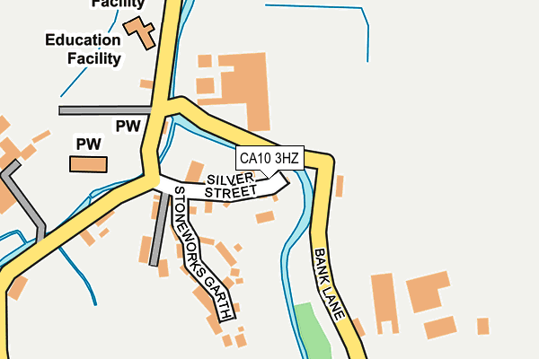 CA10 3HZ map - OS OpenMap – Local (Ordnance Survey)