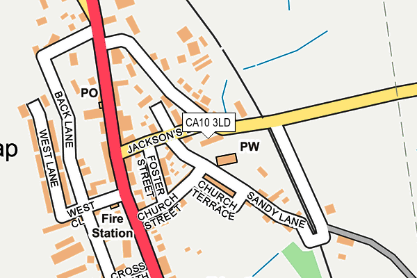 CA10 3LD map - OS OpenMap – Local (Ordnance Survey)