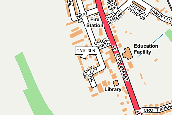 CA10 3LR map - OS OpenMap – Local (Ordnance Survey)