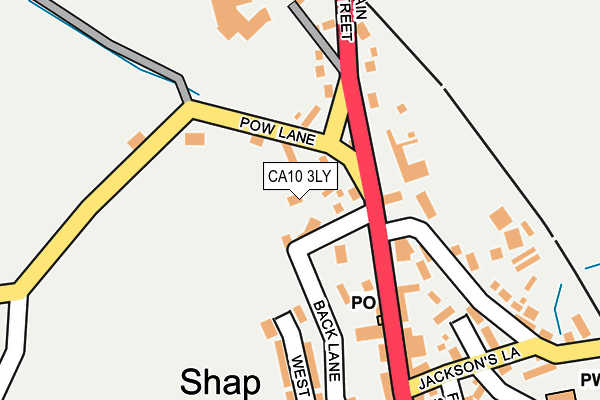 CA10 3LY map - OS OpenMap – Local (Ordnance Survey)