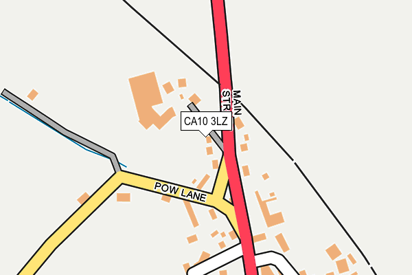 CA10 3LZ map - OS OpenMap – Local (Ordnance Survey)