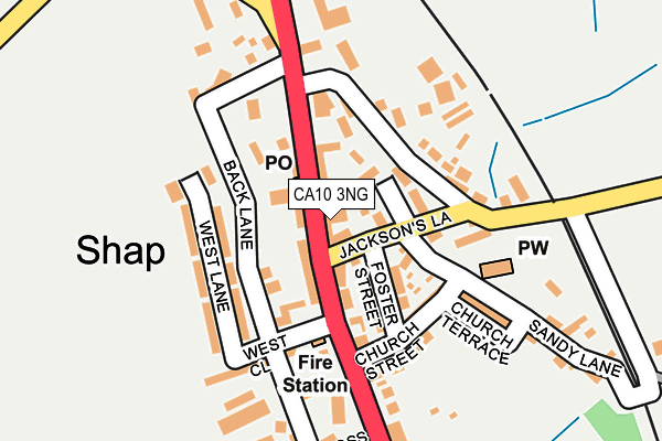 CA10 3NG map - OS OpenMap – Local (Ordnance Survey)