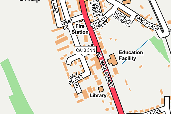 CA10 3NN map - OS OpenMap – Local (Ordnance Survey)