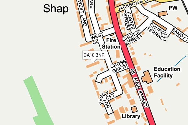 CA10 3NP map - OS OpenMap – Local (Ordnance Survey)