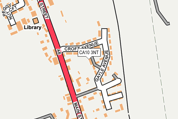 CA10 3NT map - OS OpenMap – Local (Ordnance Survey)