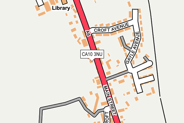 CA10 3NU map - OS OpenMap – Local (Ordnance Survey)