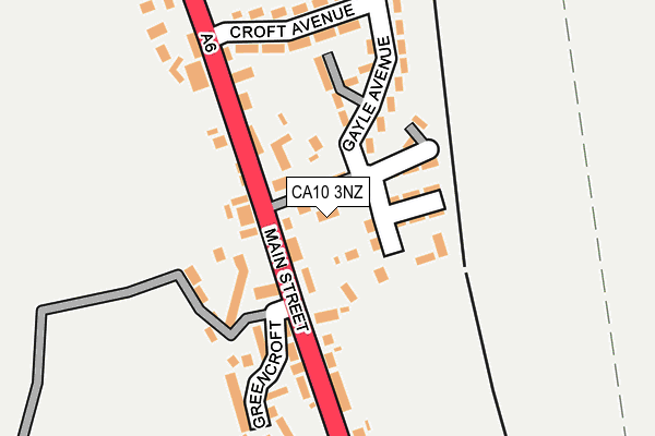 CA10 3NZ map - OS OpenMap – Local (Ordnance Survey)