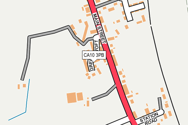 CA10 3PB map - OS OpenMap – Local (Ordnance Survey)