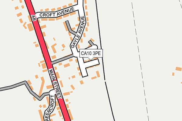 CA10 3PE map - OS OpenMap – Local (Ordnance Survey)