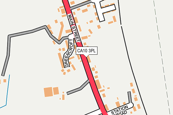 CA10 3PL map - OS OpenMap – Local (Ordnance Survey)