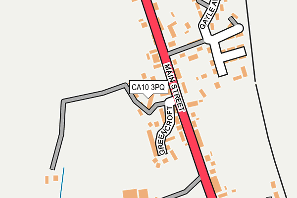 CA10 3PQ map - OS OpenMap – Local (Ordnance Survey)