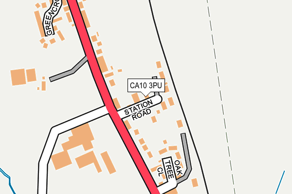 CA10 3PU map - OS OpenMap – Local (Ordnance Survey)