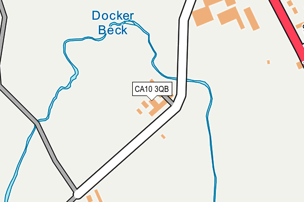 CA10 3QB map - OS OpenMap – Local (Ordnance Survey)