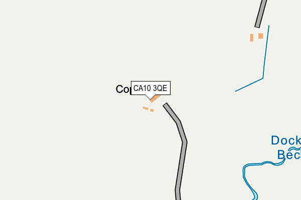 CA10 3QE map - OS OpenMap – Local (Ordnance Survey)