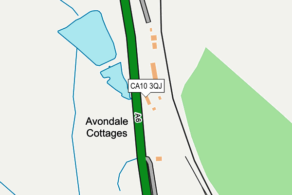 CA10 3QJ map - OS OpenMap – Local (Ordnance Survey)