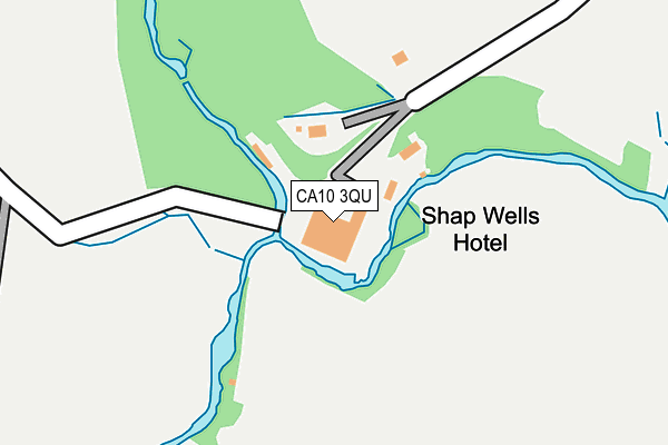 CA10 3QU map - OS OpenMap – Local (Ordnance Survey)