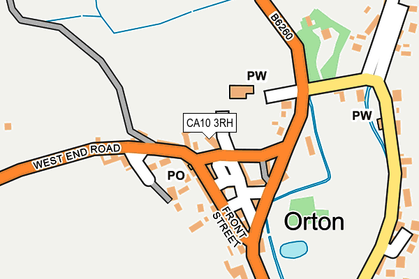 CA10 3RH map - OS OpenMap – Local (Ordnance Survey)