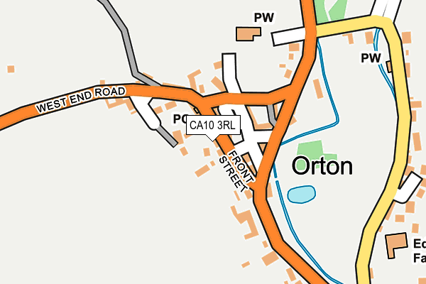 CA10 3RL map - OS OpenMap – Local (Ordnance Survey)