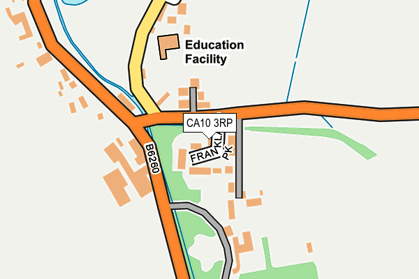 CA10 3RP map - OS OpenMap – Local (Ordnance Survey)