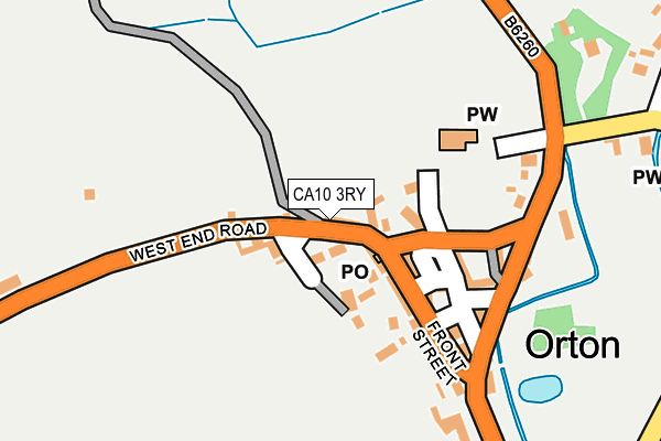 CA10 3RY map - OS OpenMap – Local (Ordnance Survey)