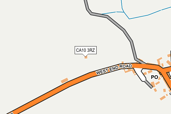 CA10 3RZ map - OS OpenMap – Local (Ordnance Survey)