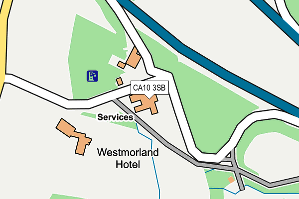 CA10 3SB map - OS OpenMap – Local (Ordnance Survey)