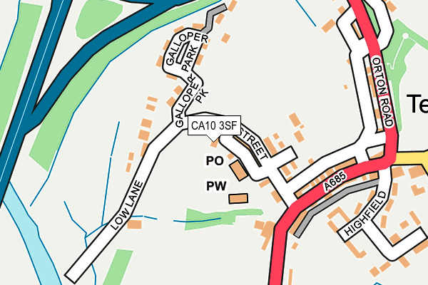 CA10 3SF map - OS OpenMap – Local (Ordnance Survey)