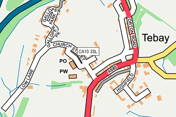 CA10 3SL map - OS OpenMap – Local (Ordnance Survey)