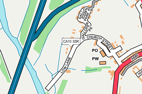 CA10 3SR map - OS OpenMap – Local (Ordnance Survey)