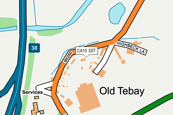 CA10 3ST map - OS OpenMap – Local (Ordnance Survey)