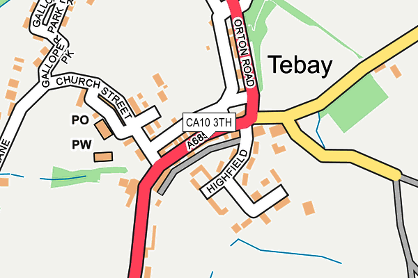 CA10 3TH map - OS OpenMap – Local (Ordnance Survey)