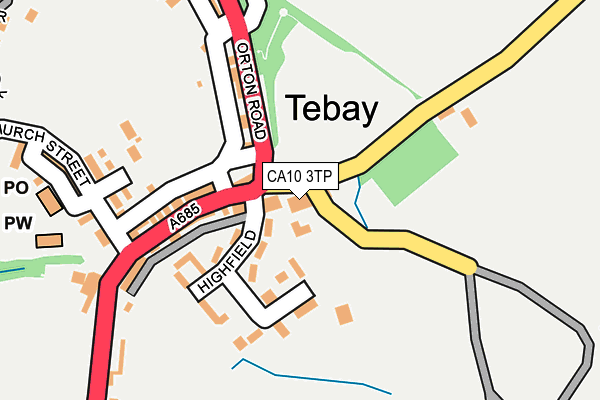 CA10 3TP map - OS OpenMap – Local (Ordnance Survey)