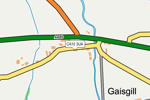 CA10 3UA map - OS OpenMap – Local (Ordnance Survey)