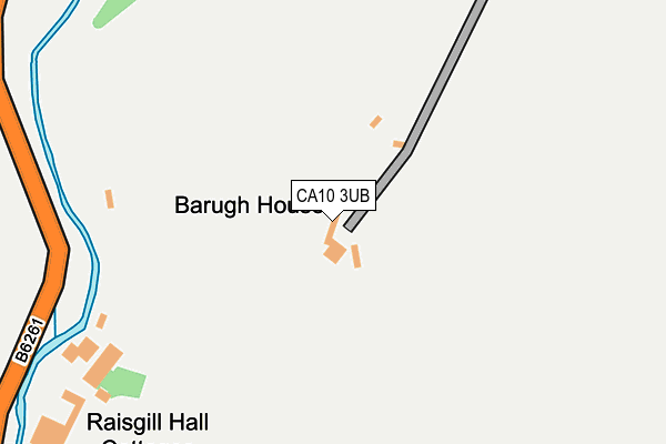 CA10 3UB map - OS OpenMap – Local (Ordnance Survey)