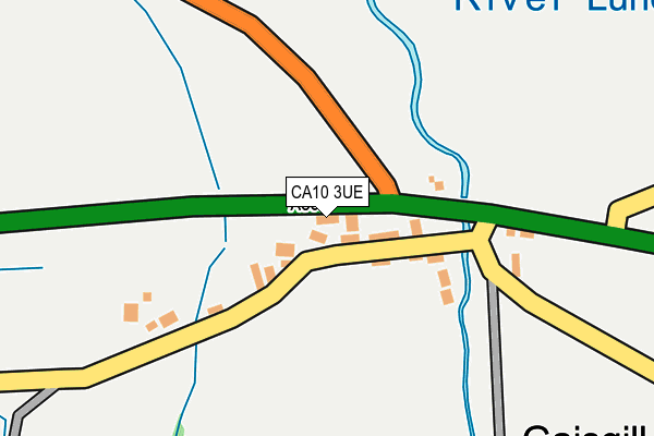 CA10 3UE map - OS OpenMap – Local (Ordnance Survey)