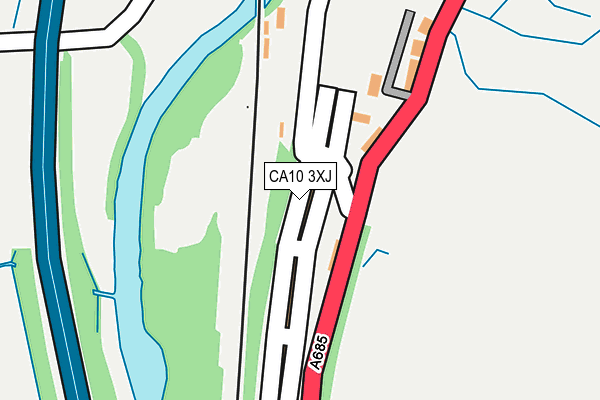 CA10 3XJ map - OS OpenMap – Local (Ordnance Survey)