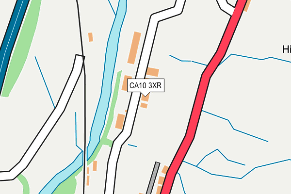 CA10 3XR map - OS OpenMap – Local (Ordnance Survey)