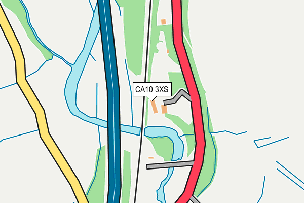 CA10 3XS map - OS OpenMap – Local (Ordnance Survey)