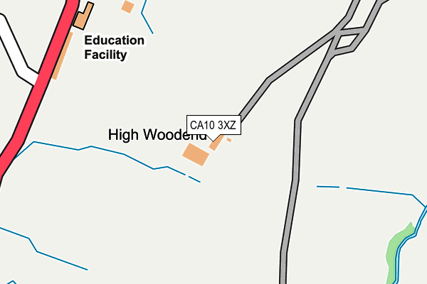 CA10 3XZ map - OS OpenMap – Local (Ordnance Survey)