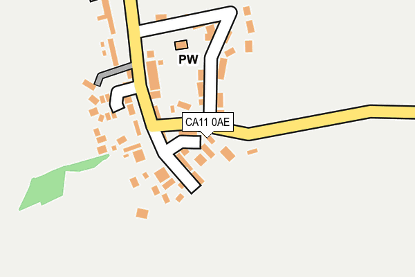 CA11 0AE map - OS OpenMap – Local (Ordnance Survey)