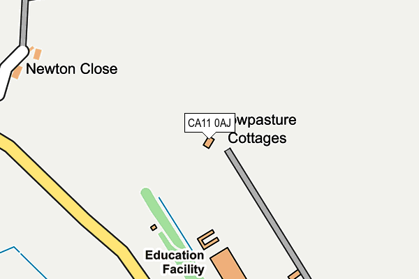 CA11 0AJ map - OS OpenMap – Local (Ordnance Survey)